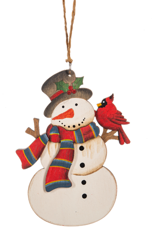 Snowman & Santa Ornaments