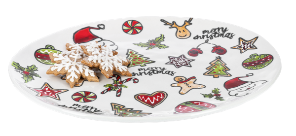 Holiday Platter - Merry Christmas
