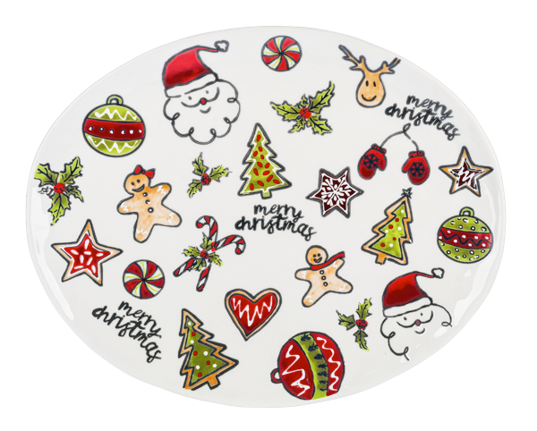 Holiday Platter - Merry Christmas