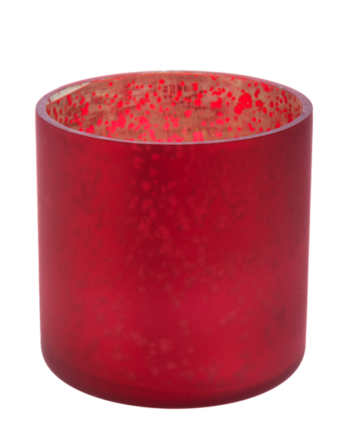 Cranberry Mercury Votive Holders