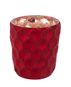 Cranberry Mercury Votive Holders