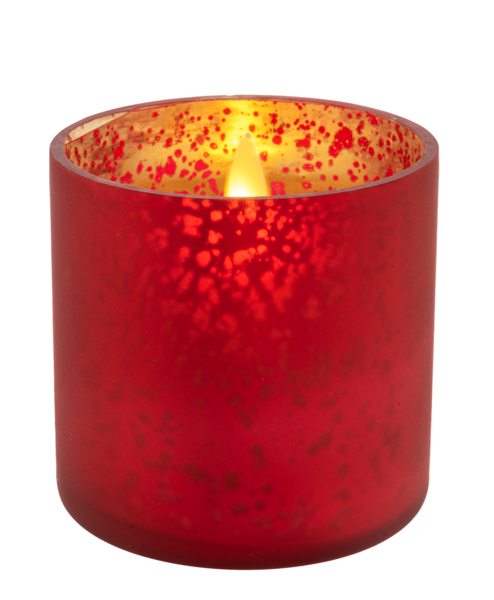 Cranberry Mercury Votive Holders