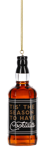 Holiday Liquor Bottle Ornaments