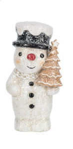 Gingerbread Snowman Figurines
