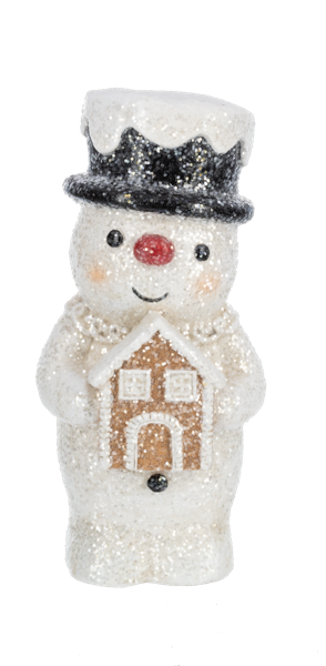 Gingerbread Snowman Figurines