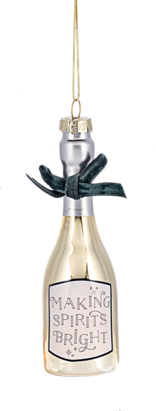 Champagne Bottle Ornaments
