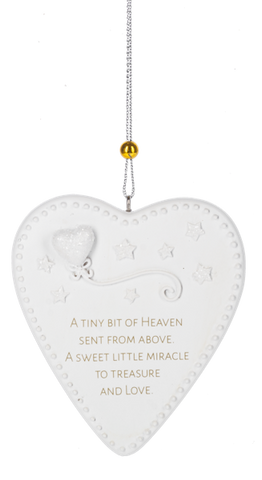 Miracle Baby Ornament -A Tiny Bit of Heaven Sent From Above