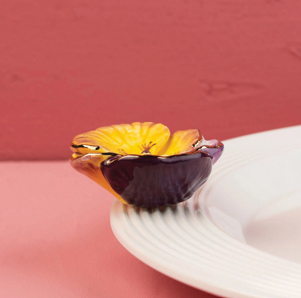 Nora Fleming pansy pop