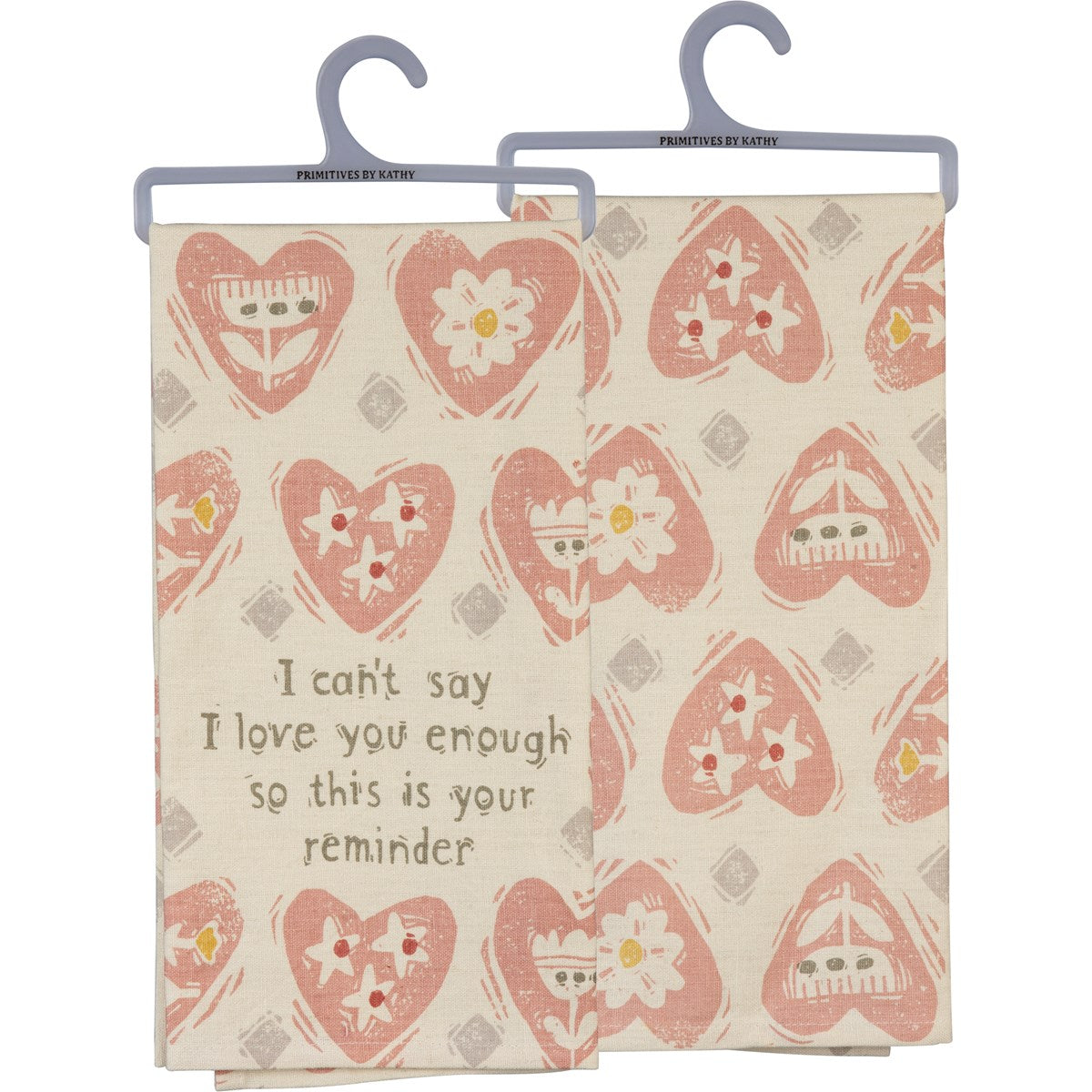 Hearts Your Reminder Dish Towel