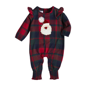 Plaid Santa Baby Bodysuit