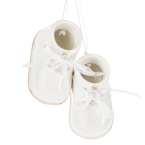 Personalizable Baby Booties Ornament