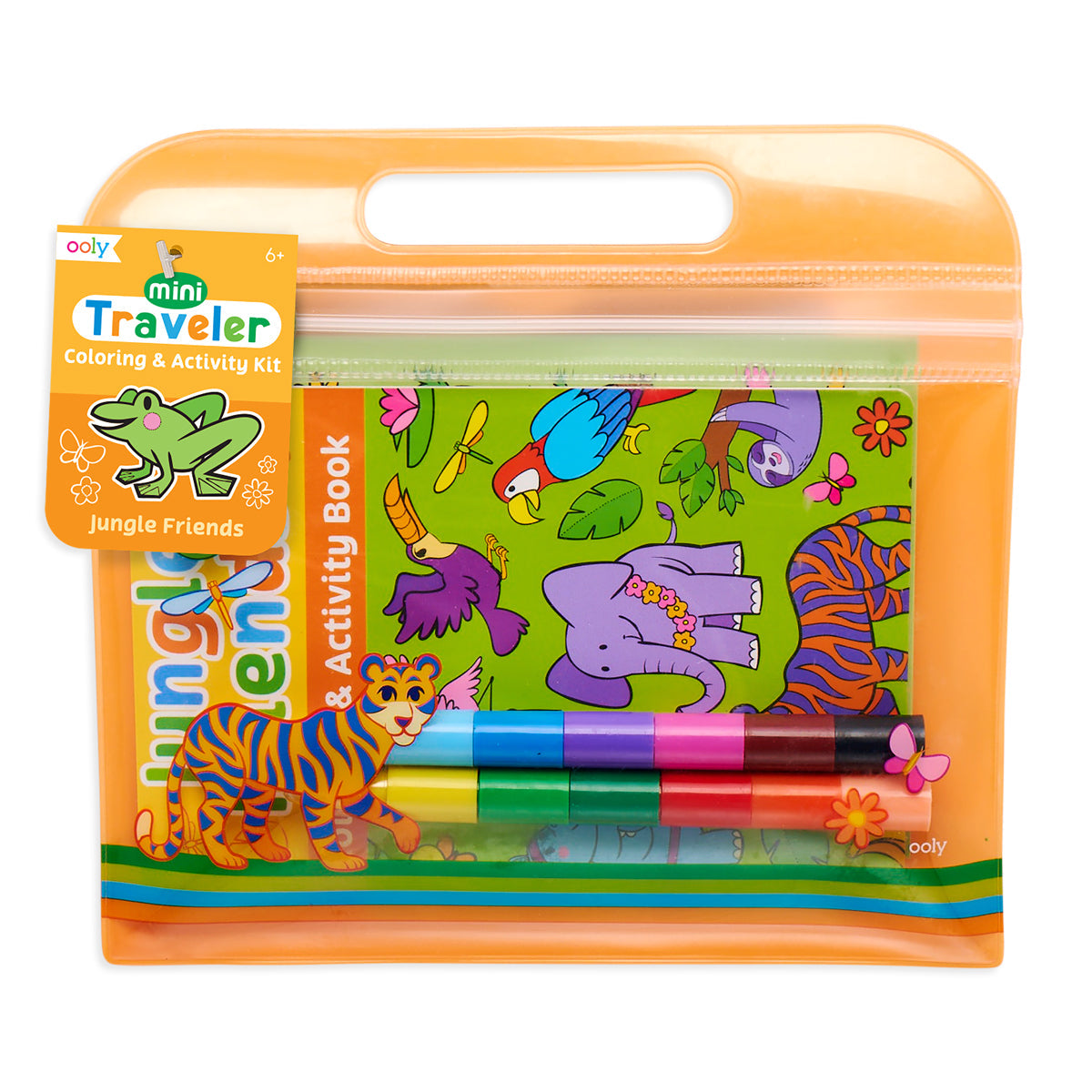 Mini Traveler Coloring & Activity Kit - Jungle Friends