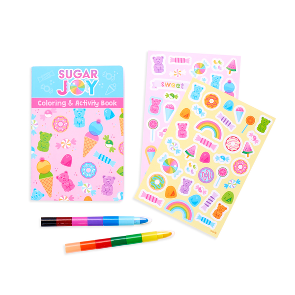 Mini Traveler Coloring & Activity Kit - Sugar Joy