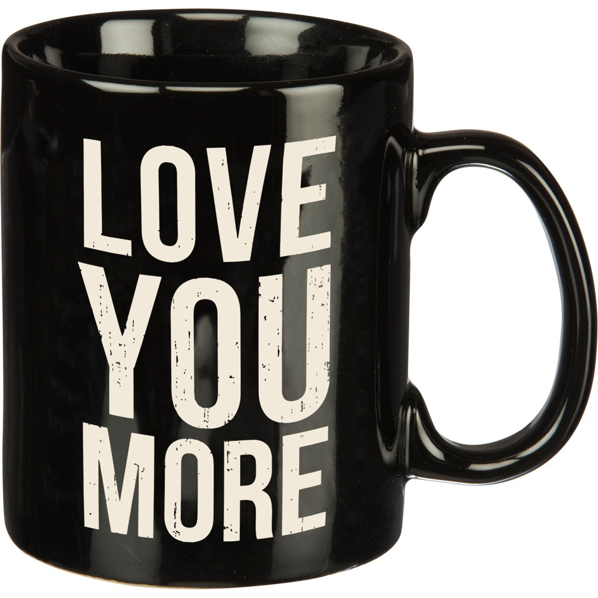 Love You More Box Sign Mug