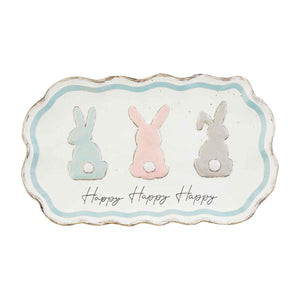 Bunny Trio Serving Platter