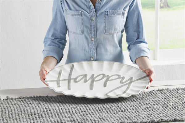 Happy Serving Platter