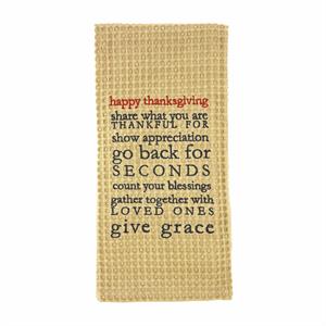 Grateful Embroidered Towel