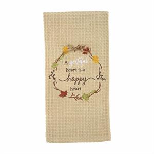 Grateful Embroidered Towel