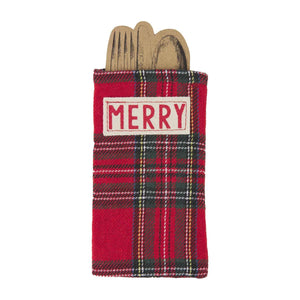 Merry Silverware Pouch