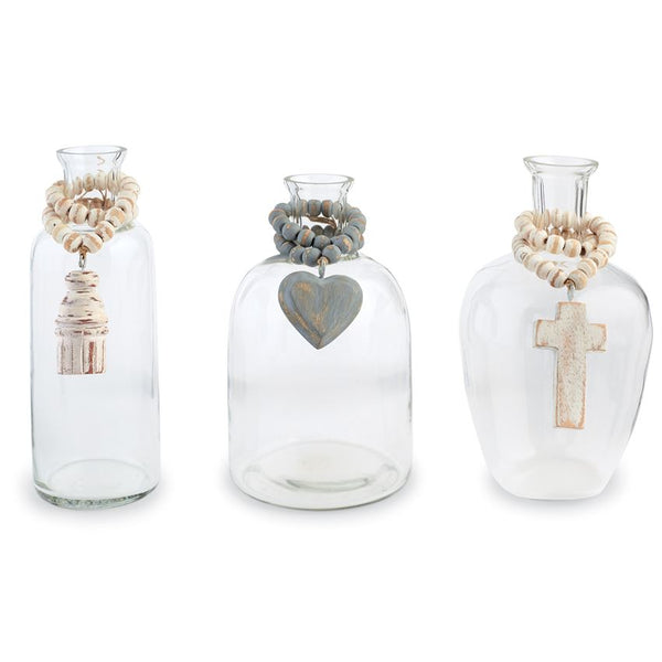 Blessing Bead Glass Vases