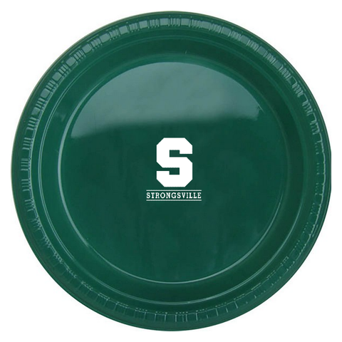 Strongsville Graduation Party Colorware 7” Plastic Plate / 25 pcs/pk