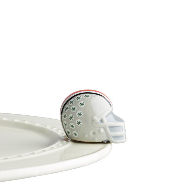 Nora Fleming Mini: Ohio State Helmet