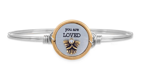 Luca + Danni You Are Loved Bangle Bracelet