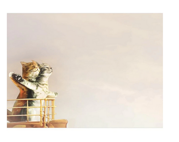 Cat Titanic Anniversary Card