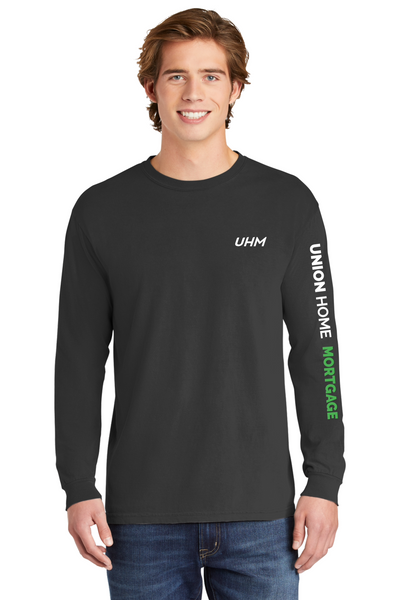 Comfort Colors ® Heavyweight Ring Spun Long Sleeve Tee with Left Chest and Sleeve Logo