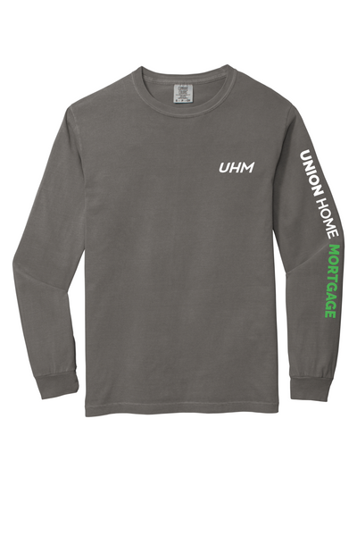 Comfort Colors ® Heavyweight Ring Spun Long Sleeve Tee with Left Chest and Sleeve Logo