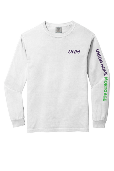 Comfort Colors ® Heavyweight Ring Spun Long Sleeve Tee with Left Chest and Sleeve Logo