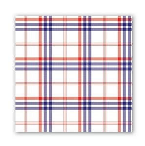 Paisley & Plaid Cocktail Napkin