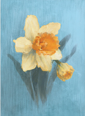 Spring Daffodil Easter Card