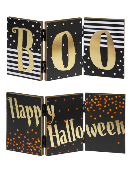 3 Panel Halloween Signs
