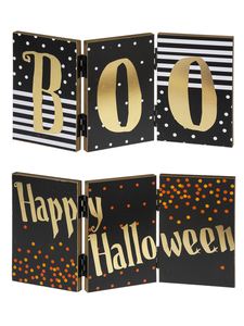 3 Panel Halloween Signs