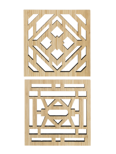 Bamboo Laser Cut Trivet