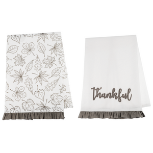 Neutral Fall Tea - Towels (2 pc. set)