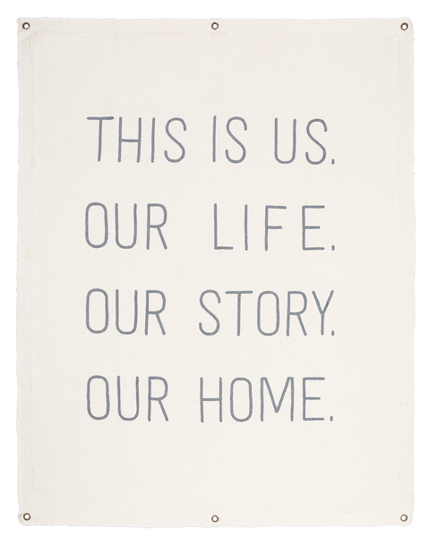 This Is Us Cotton Wall Art