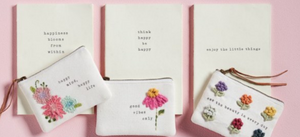 Floral Pouch and Notebook Sets