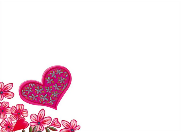I Love You Floral Valentine's Day Card