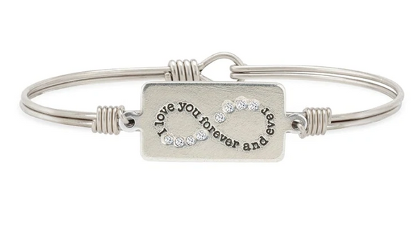 Luca + Danni Love You Forever Bangle Bracelet