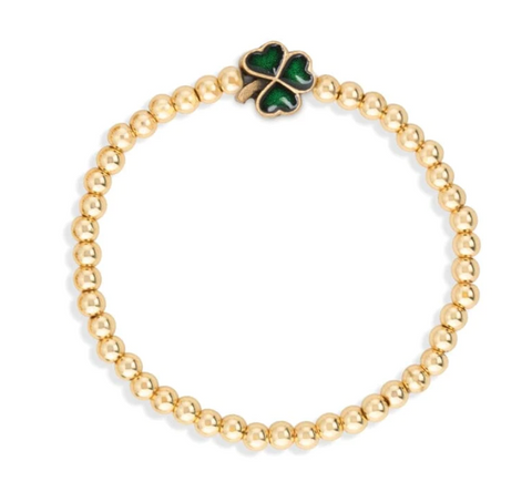 Luca + Danni Lucky Shamrock Stretch Bracelet