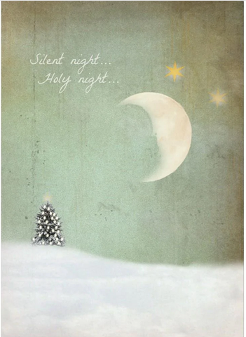 Holy Night Christmas Card