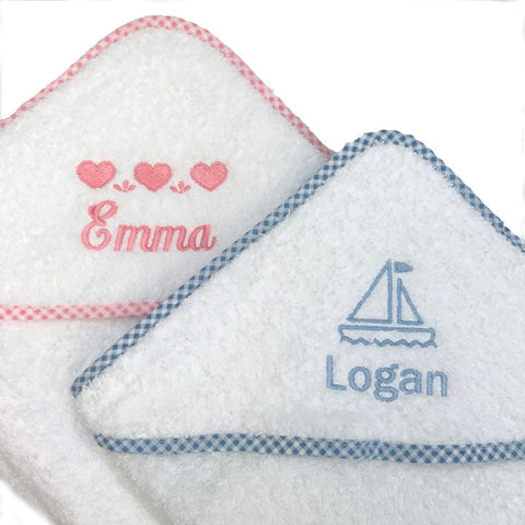 Personalized Hooded Baby Towels