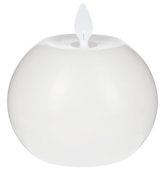 Wax LED Ball Candle 2 Set