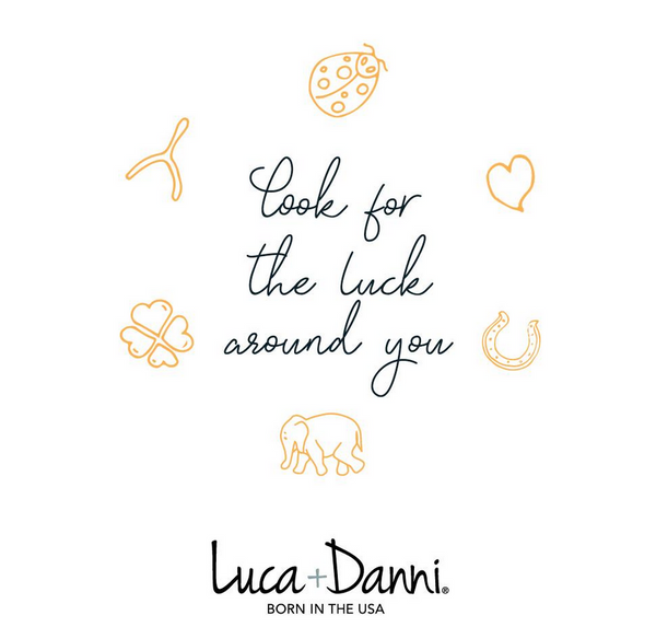 Luca + Danni Good Fortune Bangle Bracelet in Black