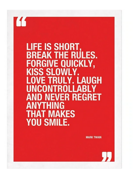 Mark Twain Birthday Birthday Card