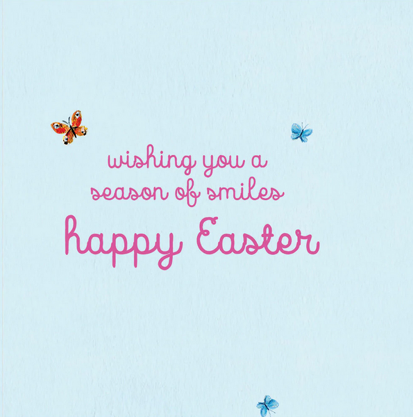 Spring Meadow Easter Card