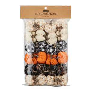 Mini Decorative Pumpkin Set