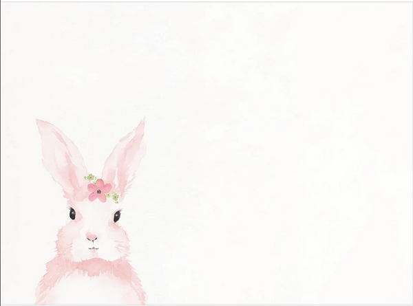 Pink Bunny Easter Card